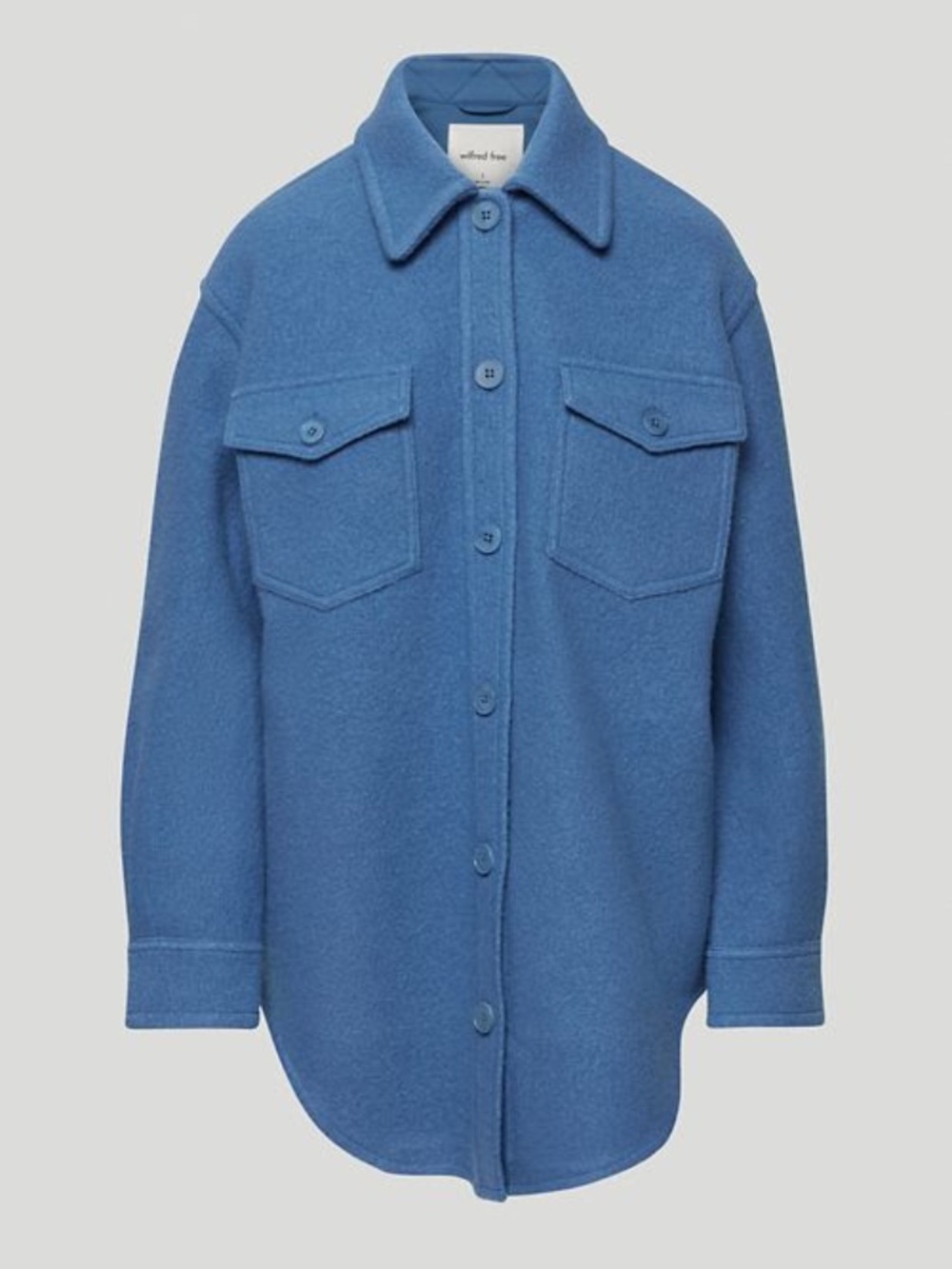 Wilfred Free The Ganna Shirt Jacket Flagstone Blue Size 2XL